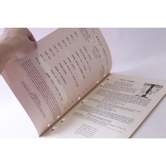 Log For Music Americans Sing, Songbook, 1949, Silver Burdett, Sheet Music - Picture 2 of 4